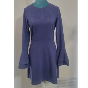 Parker Dress Womens Size 4 Bell Sleeves Whimsical Coquette Fairycore Sexy Preppy